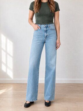 Joe's Jeans 'The Mia' Wide Leg High-Rise Jeans, Size 27